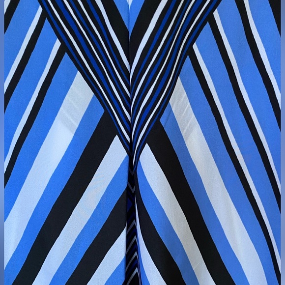 NWOT MICHAEL Michael Kors Striped Mediterranean Blue
Stud Tunic Silky Dress M - Picture 10 of 14